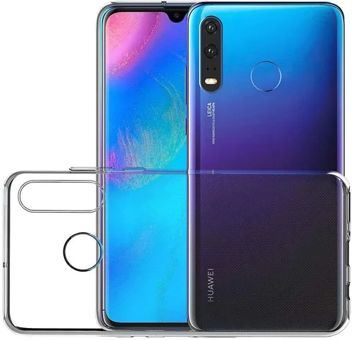 Miniatura 5 de MaiJin Funda para Huawei P30 Lite/Nova 4E (6.15 pulgadas) TPU suave goma gel parachoques transparente contraportada