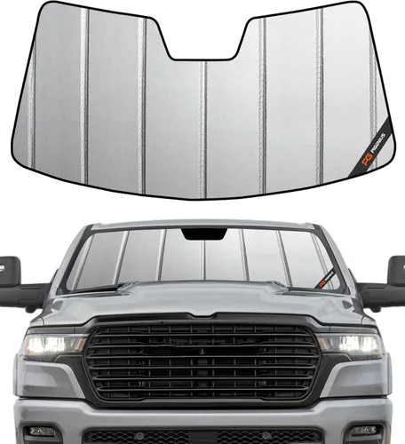 Miniatura 13 de Pigenius Parasol de Parabrisas para Dodge Ram 1500 2002-2008 Protección Solar para Ventana Delantera - Salvaguarda