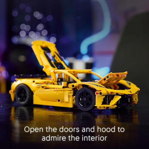 Miniatura 5 de LEGO Technic Chevrolet Corvette Stingray - Juego de construcción de juguete de auto para niños, niñas y niños, a partir de 9 años - Kit