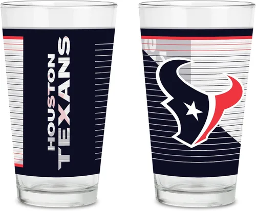 Miniatura 8 de Rico Industries NFL Football Main - Juego de 2 vasos clásicos de 16 onzas con logotipo impreso digitalmente, apto para lavavajillas NFL Football