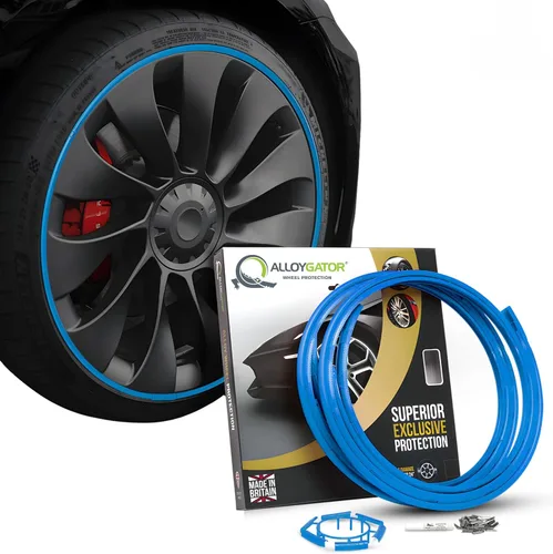Miniatura 21 de AlloyGator Protector de Llanta Dorado para Ruedas de Automóvil (Se Adapta a Ruedas de 12-24" de Diámetro) - Paquete de 4 Protectores de Rueda