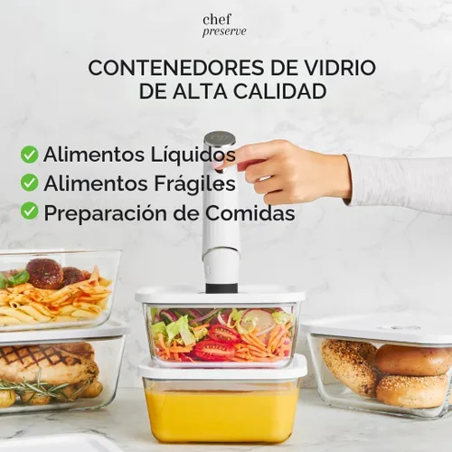 Miniatura 4 de Máquina Selladora al Vacío Compacta Chef Preserve para Alimentos