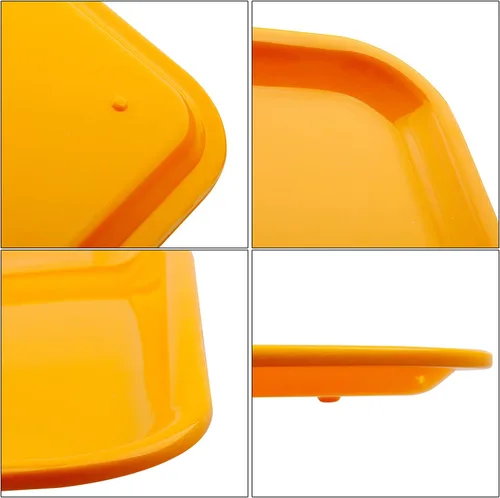 Miniatura 7 de Bandejas de plástico para arte y manualidades, bandeja de plástico, 5 piezas apilables para actividades, bandeja organizadora de manualidades
