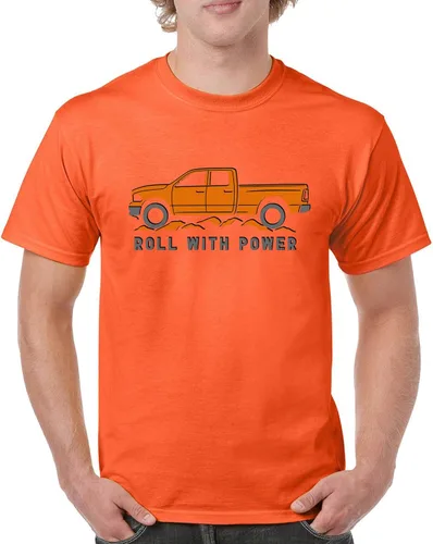 Miniatura 11 de Tee Hunt Camisetas gráficas y camisetas sin mangas para hombre Roll with Power Pickup Truck