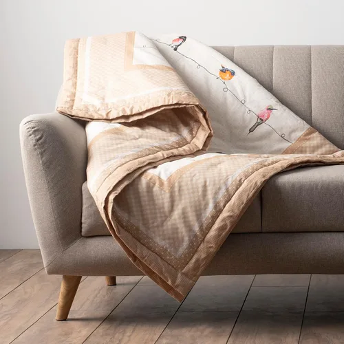 Miniatura 51 de Maison d' Hermine Manta para sofá, ligera y suave, cálida y transpirable, de algodón, para cama, para niñas, niños, mujeres, hombres, regalos, sofá