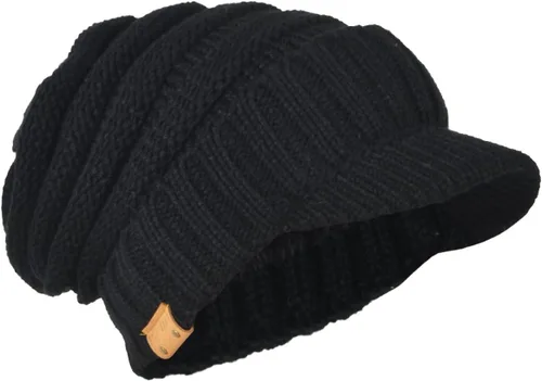 Miniatura 9 de Gorro de punto vintage para hombre con visera B319