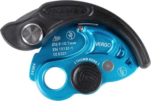 Miniatura 10 de TRANGO Vergo Belay - Dispositivo de escalada en roca, protección de rapeling, (cuerdas de 0.350-0.421 in)