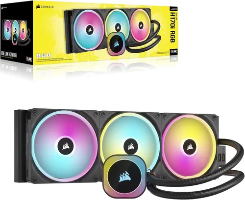 Miniatura 15 de CORSAIR iCUE Link H170i RGB Enfriador de líquido para CPU - 420mm AIO - Ventiladores QX140 RGB - Compatible con Intel® LGA 1700, AMD® AM5 - Incluye