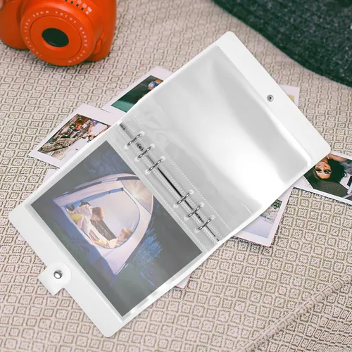 Miniatura 2 de NUOBESTY Álbum para fotos Álbum para fotos Álbum de fotos Libro portátil Soporte de fotos Álbumes de fotos Álbumes de fotos Álbum protector Álbum