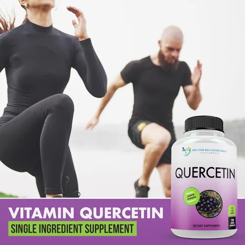 Miniatura 3 de DOCTOR RECOMMENDED SUPPLEMENTS Quercetina 1000 mg por porción – 120 cápsulas vegetales, suplemento vitamínico, suministro de 60 días