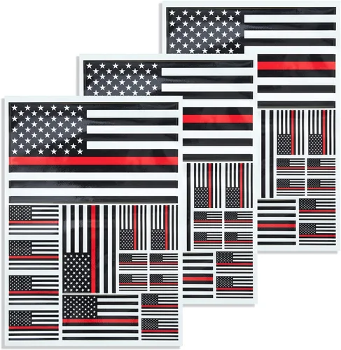 Miniatura 17 de CANTENDO Paquete de 3 calcomanías de bandera de Israel, calcomanías reflectantes de vinilo para automóvil, calcomanías impermeables para parachoques