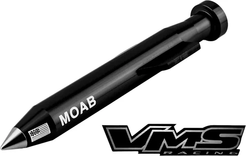 Miniatura 5 de VMS RACING Black Moab - Antena de aluminio mecanizado CNC de calibre pesado compatible con CHEVY SILVERADO 1500 2500 3500