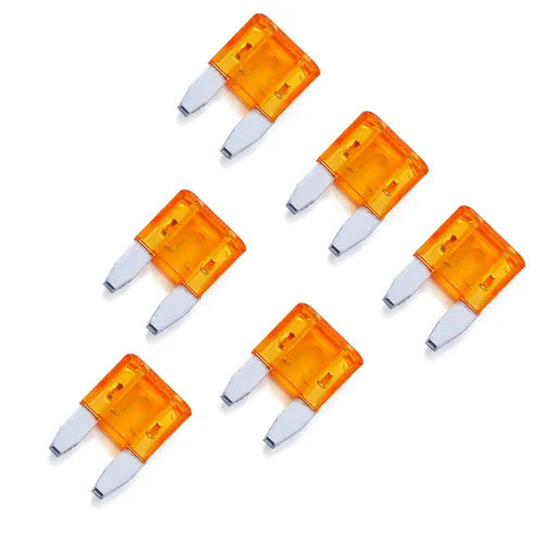 Miniatura 3 de Paquete de 100 fusibles automáticos de 5 AMP APM/ATM 32 V mini fusibles estilo hoja 5A protección contra cortocircuitos fusible de coche (5 amperios)