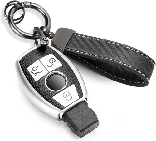 Miniatura 56 de Funda para llavero Buick con llavero de cuerda trenzada de metal, funda suave mejorada para Avenir Envision Encore Chevy Suburban Tahoe GMC Yukon