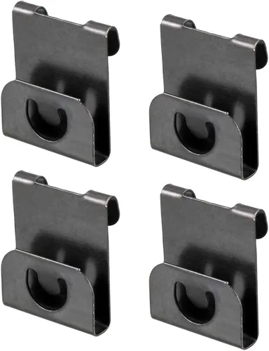 Miniatura 5 de uxcell Ganchos para colgar marcos de fotos, 0.014 in de grosor de metal en forma de S, clips para colgar fotos, 100
