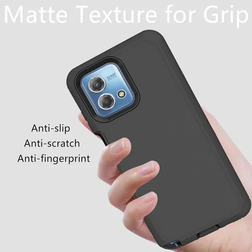 Miniatura 7 de Funda protectora resistente para Motorola Moto G Stylus 4G 2023, resistente a prueba de polvo, a prueba de golpes, protección contra caídas, 3 en 1
