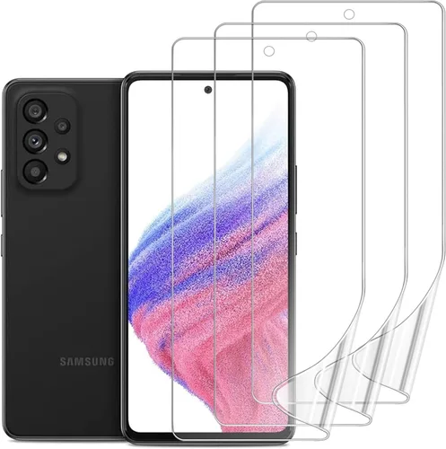 Miniatura 14 de Paquete de 3 protectores de pantalla compatibles con Samsung Galaxy S21 FE 5G de 6.4 pulgadas, película de hidrogel de TPU suave transparente HD