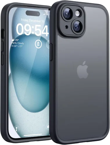 Miniatura 213 de TOCOL Funda magnética 3 en 1 para iPhone 14 Pro, mejorada [protección completa de cámara] con 2 protectores de pantalla, funda de grado militar Azul