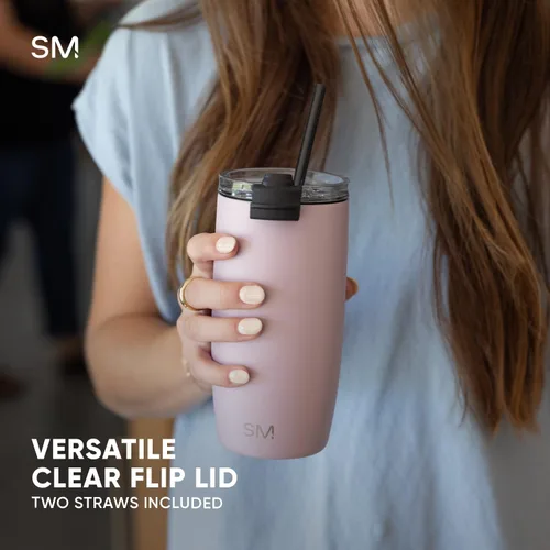 Miniatura 6 de Simple Modern Taza de Café de Viaje Tumbler con Tapa Abatible Reutilizable Aislada de Acero Inoxidable Cold Brew Taza de Café Helado Termo