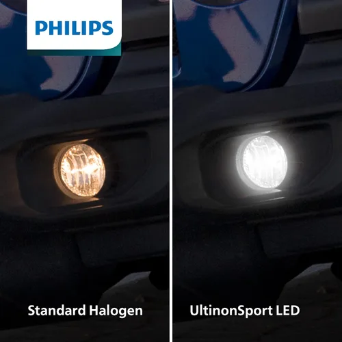 Miniatura 11 de Philips UltinonSport H8/H16 Bombilla LED para Luz Antiniebla y Faros de Motos y Vehículos Deportivos, 2