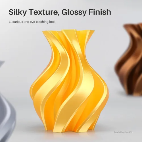 Miniatura 2 de ELEGOO Filamento PLA Seda Cobre 1.75mm 1KG, Filamento para Impresora 3D con Precisión Dimensional +/- 0.02mm, Carrete de 1kg (2.2lbs) Compatible