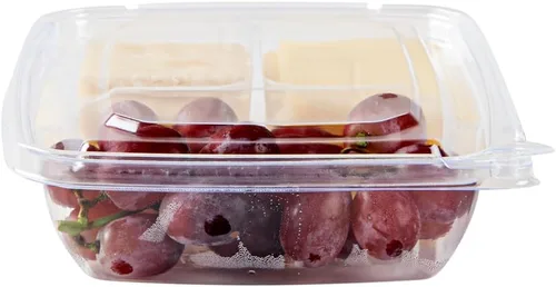 Miniatura 10 de Restaurantware Tamper Tek - Recipientes rectangulares para llevar de 11 onzas, 100 recipientes duraderos de plástico transparente congelable a