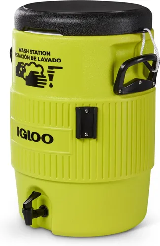 Miniatura 15 de Igloo Enfriador deportivo Dispensador de bebidas aislado con boquilla Estación portátil de lavado de manos Amarillo 10 galones