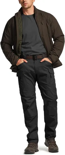 Miniatura 191 de CQR – Pantalones tácticos elásticos tipo cargo para hombre, resistentes al agua, de tela ripstop (antidesgarros), ligeros, ideales para uso diario