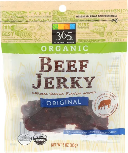 Miniatura 5 de 365 by Whole Foods Market, Carne Seca de Res Orgánica Original, 3 Onzas