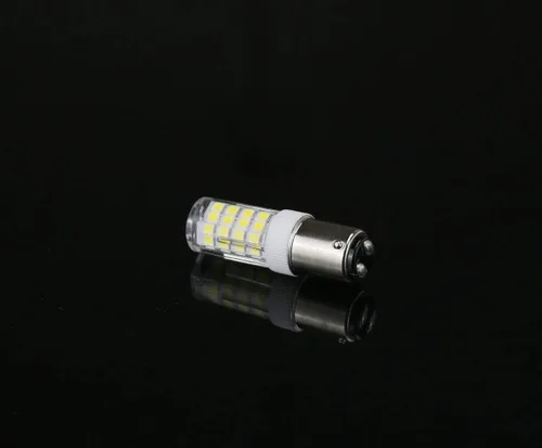 Miniatura 9 de BA15D - Bombilla LED de doble contacto para máquina de coser con base de bayoneta AC110-130V, T3/T4/C7/S6, luz diurna de 4 W, 6000 K, bombilla