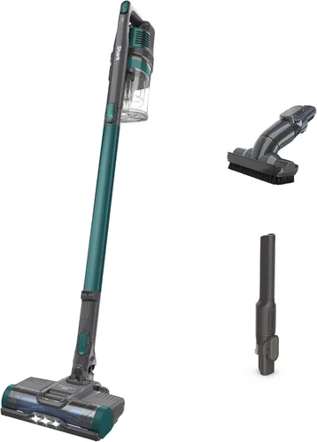 Aspiradora Shark Pet Pro inalámbrica ligera de palo, cepillo autolimpiante, 40 minutos de duración, extraíble de mano, recipiente de polvo XL, verde