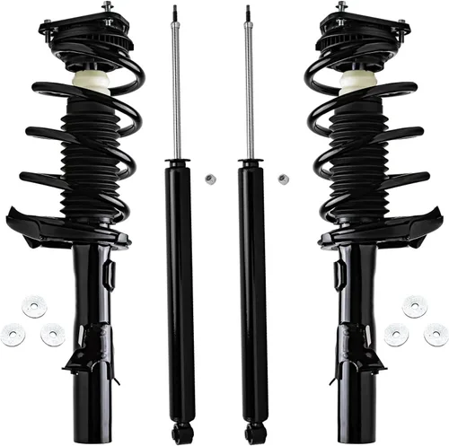 Miniatura 85 de Detroit Axle - Amortiguadores de puntales para Nissan Sentra 2007-2012 [Base S SL SR] Puntales delanteros completos con amortiguadores traseros