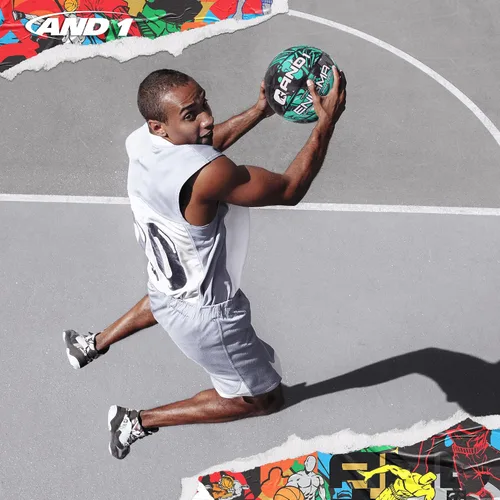 Miniatura 2 de AND1 Enigma Basketball - Streetball para uso en interiores y exteriores, construcción de canal profundo y durabilidad