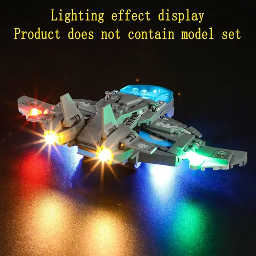 Miniatura 8 de GEAMENT Kit de luces LED compatible con Lego Avengers Tower 76269 (juego de modelos no incluidos)
