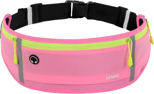 Miniatura 10 de USHAKE Cinturón Delgado para Correr, Riñonera de Entrenamiento para Hombres y Mujeres, Paquete de Cintura para Ejercicio con Soporte para iPhone