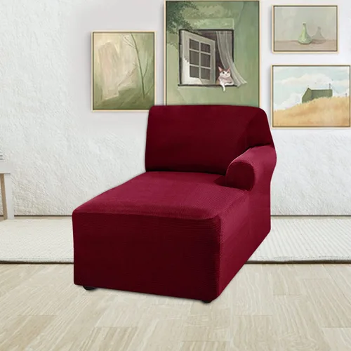 Miniatura 8 de SFYZ HOME Funda de sillón jacquard moderno, de forro polar, funda elástica para sillón izquierdo/derecho para sofá biplaza en forma de L