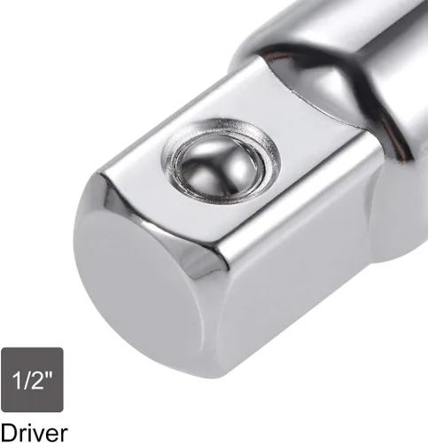 Miniatura 3 de uxcell Adaptador de enchufe de 3/8 pulgadas (F) x 1/2 pulgada (M) para llaves de trinquete, hembra a macho, Cr-V
