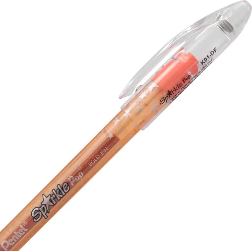 Miniatura 3 de Pentel Sparkle Pop - Bolígrafo de gel metálico, línea gruesa de 1.0mm, colores surtidos, paquete de 4 (K91BP4M)