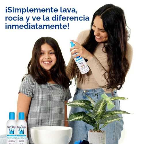 Miniatura 5 de Fairy Tales Tangle Tamer Champú y acondicionador desenredante para niños, ultra hidratante y protección antiencrespamiento, sin parabenos, sin