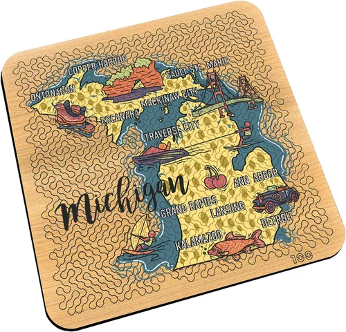 Miniatura 2 de Torched Mind Bending - Rompecabezas impreso en color con mapa del orgullo estatal (Texas) Rompecabezas duro para adultos 100 piezas Formas