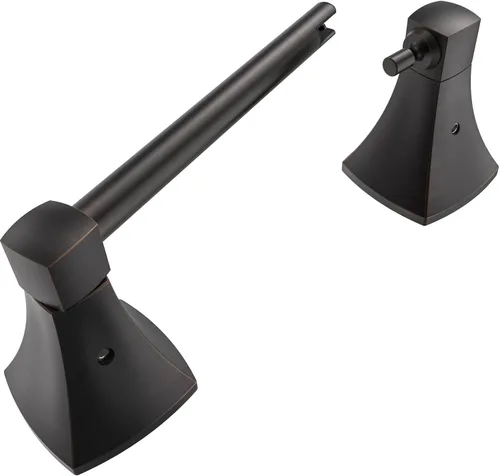 Miniatura 10 de Soporte de Papel Higiénico Negro Mate para Baño Soporte de Rollo de Tejido Pivotante de Doble Poste Montaje en Pared de Acero Inoxidable y Aleación