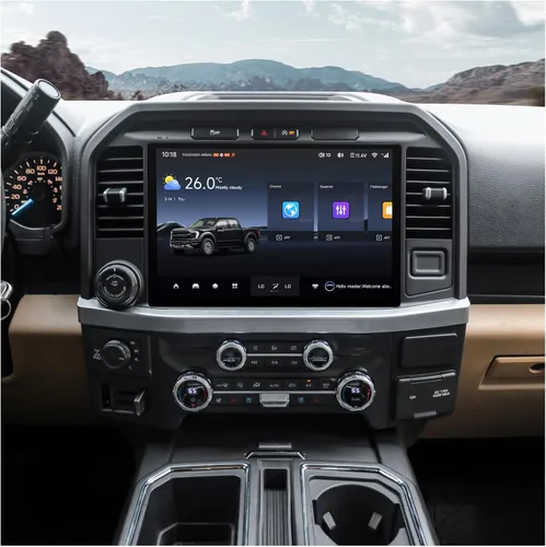 Miniatura 11 de Para Ford F150 2015-2021 Radio Android de 13 pulgadas 1920 * 1200 2K HD pantalla táctil unidad principal Carplay inalámbrico GPS pantalla