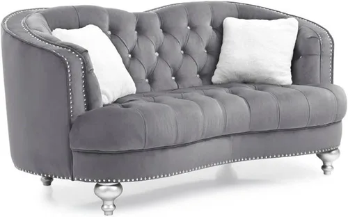 Miniatura 27 de Glory Furniture Sofá de dos plazas Pompano Velvet en negro
