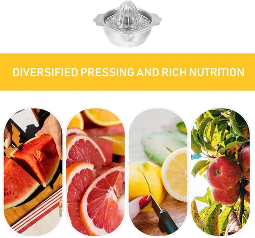 Miniatura 8 de GALPADA Stainless Steel Manual Lemon Squeezer Citrus Juicer Hand Press Fruit Juice Extractor 304 Food-grade Portable Tool for Kitchen and Travel Use