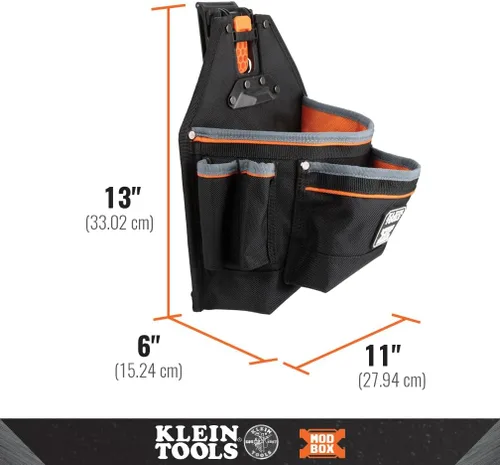 Miniatura 2 de Klein Tools MODbox Tool Pouch, Electrician Bag, Quickly Attach and Release from Tool Belts and MODBox Rail System