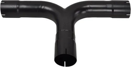 Miniatura 7 de Sistema de tubo de escape diésel Turbo Dual Smoker de 4 pulgadas con 2 piezas de entrada de 4 pulgadas de 8 pulgadas, salida de acero inoxidable