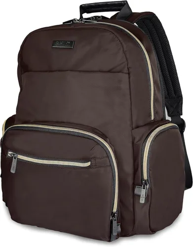 Miniatura 7 de Kenneth Cole Reaction Sophie - Mochila RFID antirrobo de nailon sedoso de 15.0 pulgadas para laptop y tablet de 15.0 pulgadas, Negro, talla única