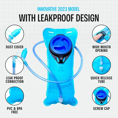 Miniatura 6 de SoJourner Bags, Rave Hydration Pack - Bolsa de agua de 2L incluida, para festivales, raves, senderismo, ciclismo, fiestas, escalada, carrera y más