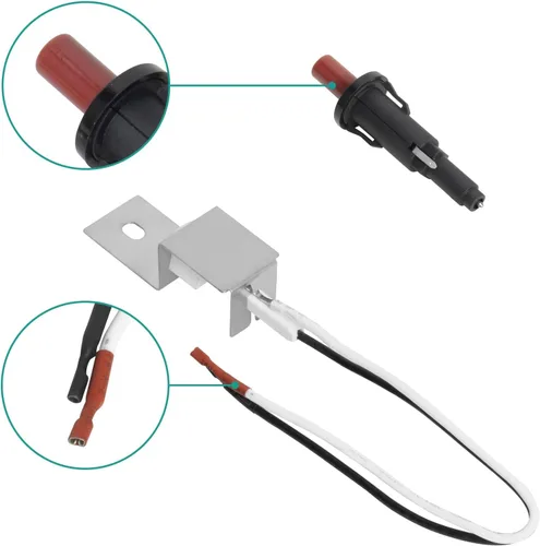 Miniatura 3 de Tubo de quemador de parrilla e encendedor para parrilla de gas portátil Weber Traveler, tubo de quemador con kit de encendedor, pieza de repuesto