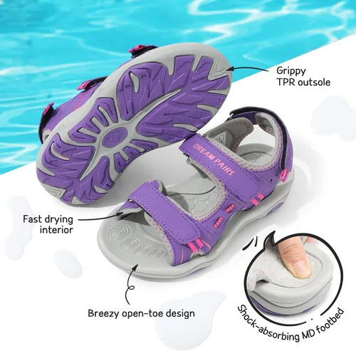 Miniatura 3 de DREAM PAIRS Sandalias deportivas de verano para niños y niñas (niños pequeñosniñosgrandes)